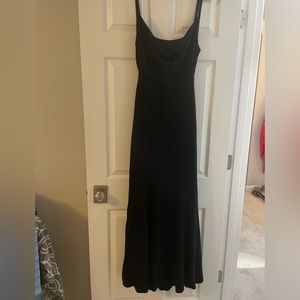 Black sparkle floor length Betsy and Adam by Jasmine full length gown, size 12